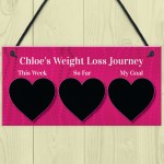 PERSONALISED My Weight Loss Journey Tracker Plaque Dieting 