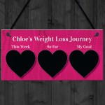 PERSONALISED My Weight Loss Journey Tracker Plaque Dieting 