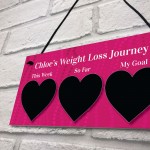 PERSONALISED My Weight Loss Journey Tracker Plaque Dieting 