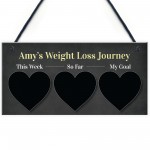 Weight Loss Tracker PERSONALISED Sign Track Your Journey Gift