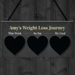 Weight Loss Tracker PERSONALISED Sign Track Your Journey Gift