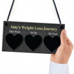 Weight Loss Tracker PERSONALISED Sign Track Your Journey Gift