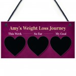 Weight Loss Tracker Hanging Sign Motivational Gift For Women