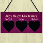 Weight Loss Tracker Hanging Sign Motivational Gift For Women