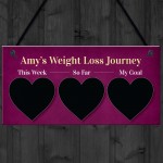 Weight Loss Tracker Hanging Sign Motivational Gift For Women