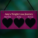 Weight Loss Tracker Hanging Sign Motivational Gift For Women