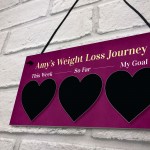 Weight Loss Tracker Hanging Sign Motivational Gift For Women