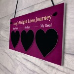 Weight Loss Tracker Hanging Sign Motivational Gift For Women