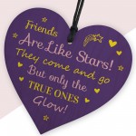 Friendship Plaque Friends Are Like Stars Best Friend Gift Wood