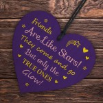 Friendship Plaque Friends Are Like Stars Best Friend Gift Wood