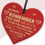 Handmade Wooden Heart Always Remember Loved More Than You Know