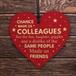 Chance Made Us Colleagues Work Leaving Gifts for Her Him Friend
