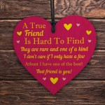 Best Friendship Gift Plaque for Special Friend Women Him Her