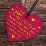 Best Friendship Gift Plaque for Special Friend Women Him Her