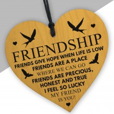 Friend Gifts For Women Men Best Friendship Gift Plaque Special