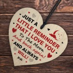 Love You To The Moon And Back Valentines Gift Wood Heart