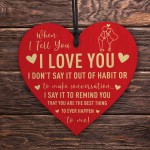 Valentines Day Gift For Him Her I LOVE YOU Gift For Anniversary