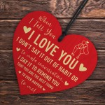 Valentines Day Gift For Him Her I LOVE YOU Gift For Anniversary