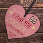 Valentines Day Gift For Him Her WHEN I TELL YOU I LOVE YOU Gift