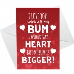 Anniversary Card Funny Banter Valentines Card For Boyfriend