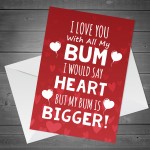 Anniversary Card Funny Banter Valentines Card For Boyfriend