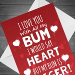 Anniversary Card Funny Banter Valentines Card For Boyfriend