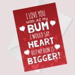 Anniversary Card Funny Banter Valentines Card For Boyfriend