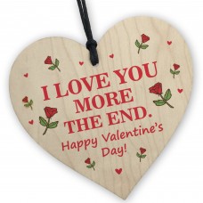 Funny Valentines Gifts For Him Her Wood Heart Gift For Boyfriend