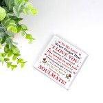 Valentines Gift Boyfriend Husband Soulmate Gift Anniversary