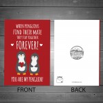 You Are My Penguin Valentines Card Cute Valentines Day Card
