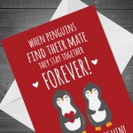 You Are My Penguin Valentines Card Cute Valentines Day Card