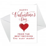 Funny Valentines Card For Him Her Valentines Day Card Wife