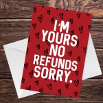 Funny Anniversary Valentines Card Gift For Him Or Her Card Heart