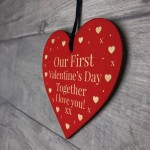 First 1st Valentines Day Together Gift For Boyfriend Girlfriend 