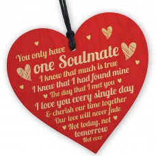 Gift For Soulmate on Valentines Day Anniversary Birthday Husband
