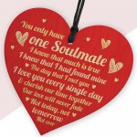 Gift For Soulmate on Valentines Day Anniversary Birthday Husband