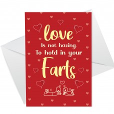 Funny Valentines Card Husband Wife Anniversary Card For Him Her