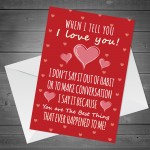 Romantic Valentines Day Card For Boyfriend Girlfriend