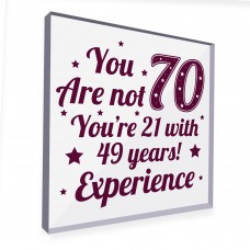 70th Birthday Gift For Women Men 70th Birthday Gift For Mum Dad 