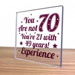 70th Birthday Gift For Women Men 70th Birthday Gift For Mum Dad 