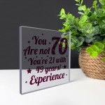 70th Birthday Gift For Women Men 70th Birthday Gift For Mum Dad 