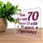 70th Birthday Gift For Women Men 70th Birthday Gift For Mum Dad 
