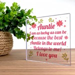 Gifts For Her Auntie Gifts From Niece Nephew Standing Plaque