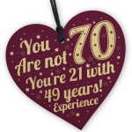 Funny 70th Birthday Gift For Men Women FUNNY JOKE Gift For Him