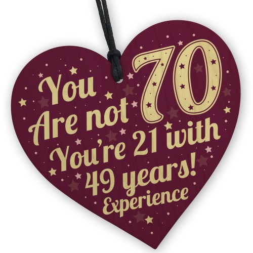 Funny 70th Birthday Gift For Men Women FUNNY JOKE Gift For Him