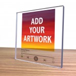 Custom Acrylic Song Music Block Gift For Him Her Freestanding 