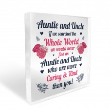 Keepsake Gift For Auntie And Uncle Birthday Gift From Niece