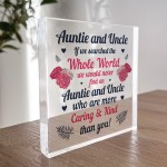 Keepsake Gift For Auntie And Uncle Birthday Gift From Niece