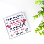 Keepsake Gift For Auntie And Uncle Birthday Gift From Niece