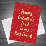 Happy Galentines Day Card For Best Friend Funny Valentines Card 